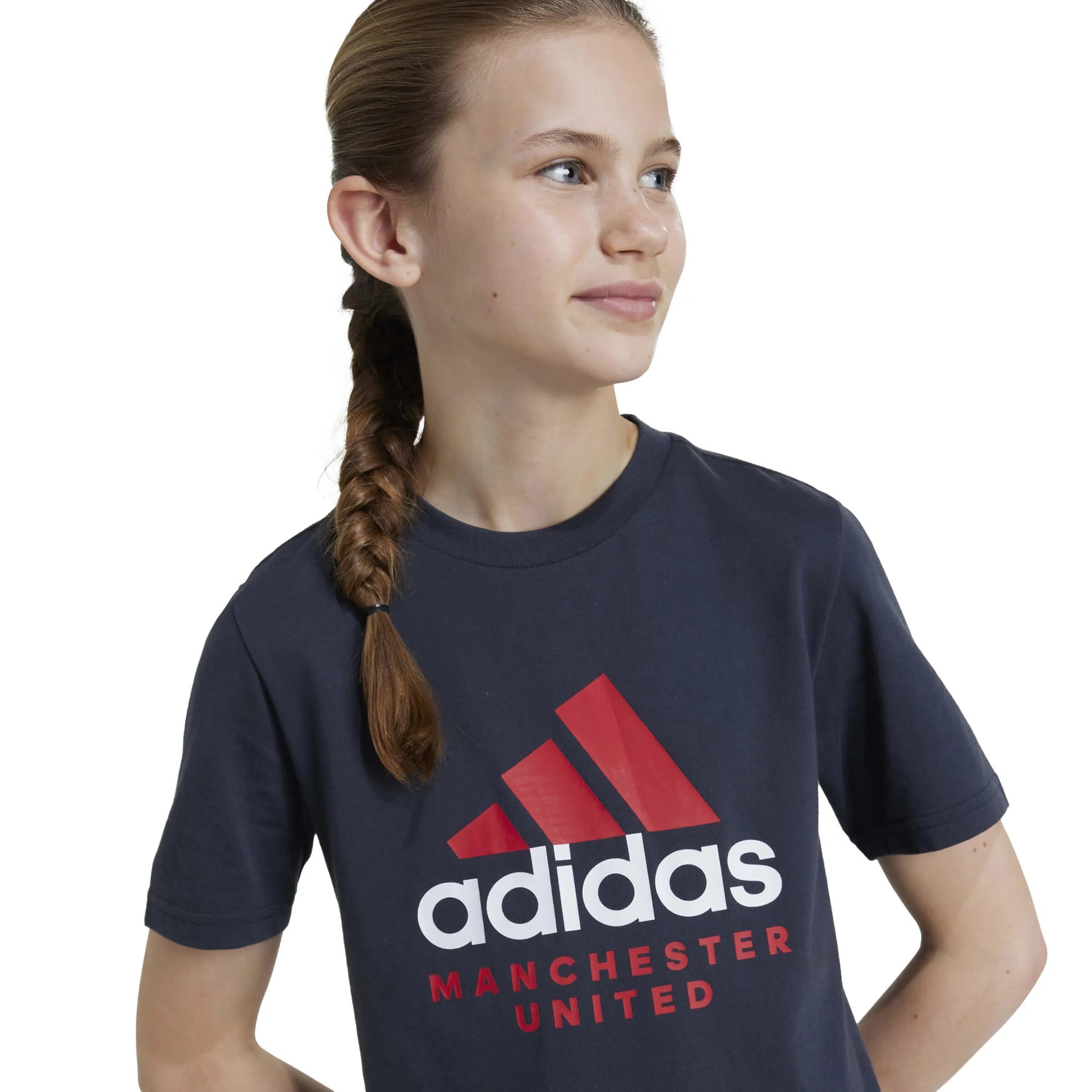 adidas 2024-25 Manchester United Youth Tee (Detail 2)