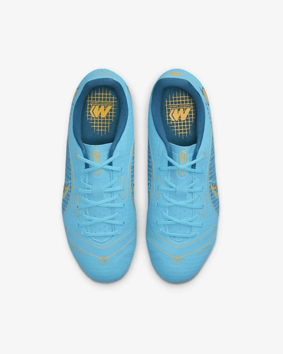 Nike JR Mercurial Vapor 14 Academy FG-MG - Chlorine Blue-Laser Orange (Pair - Top)