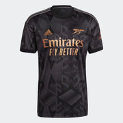 adidas 22-23 Arsenal Away Jersey - Black (Front)
