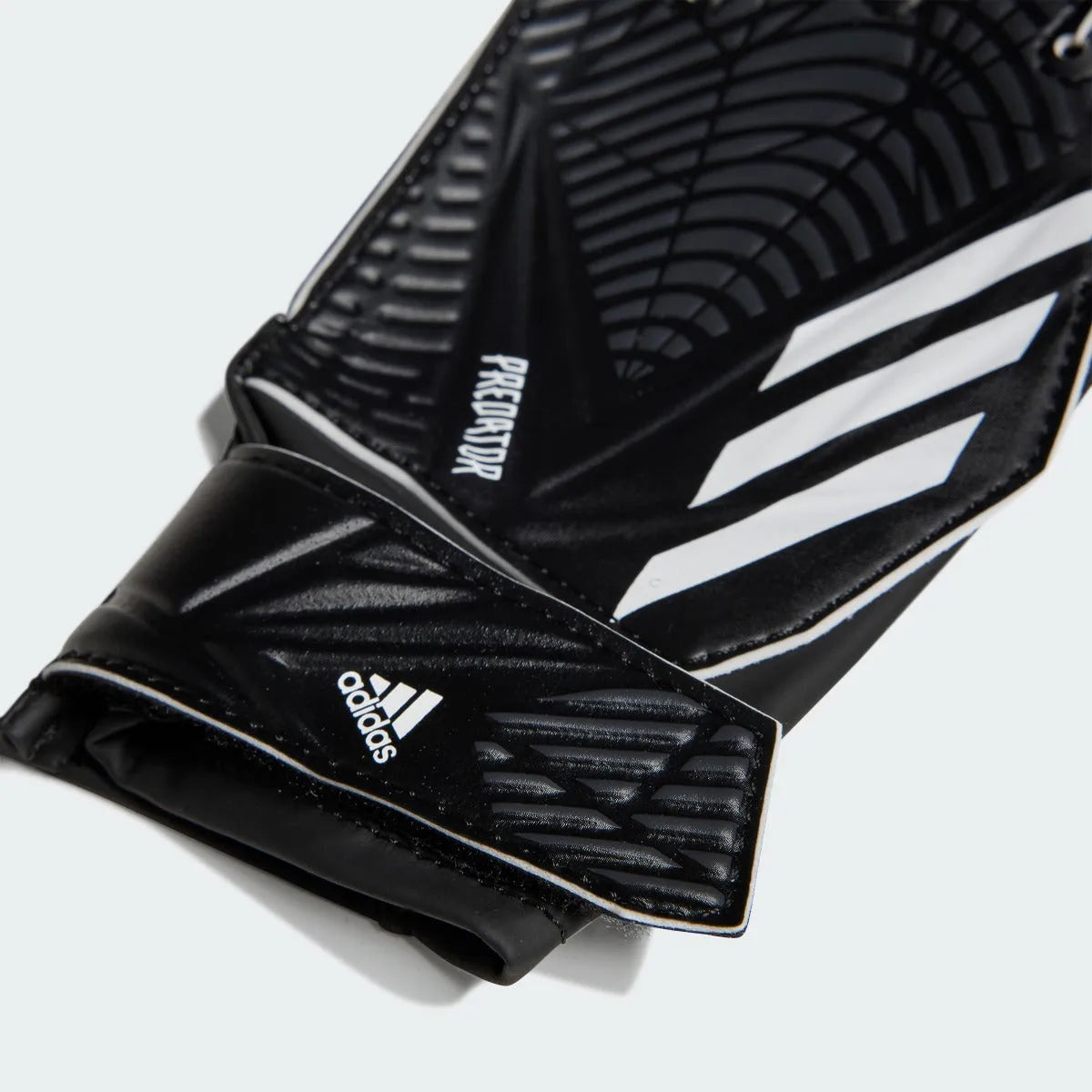 adidas Youth Predator GL Training Goalkeeper Gloves - Black-White (Detail 1)