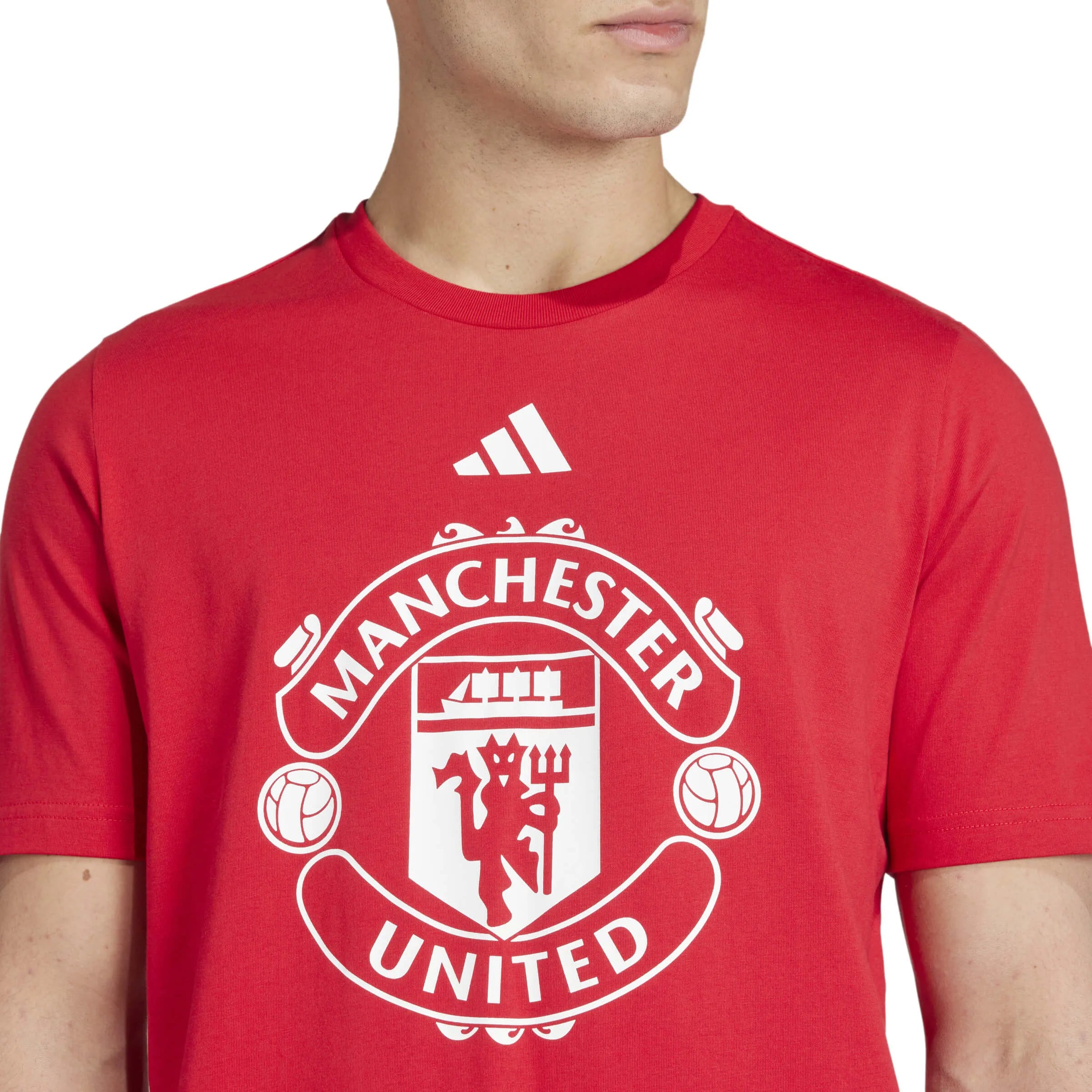 2adidas 2024-25 Manchester United Men's DNA Graphic Tee (Detail 1)