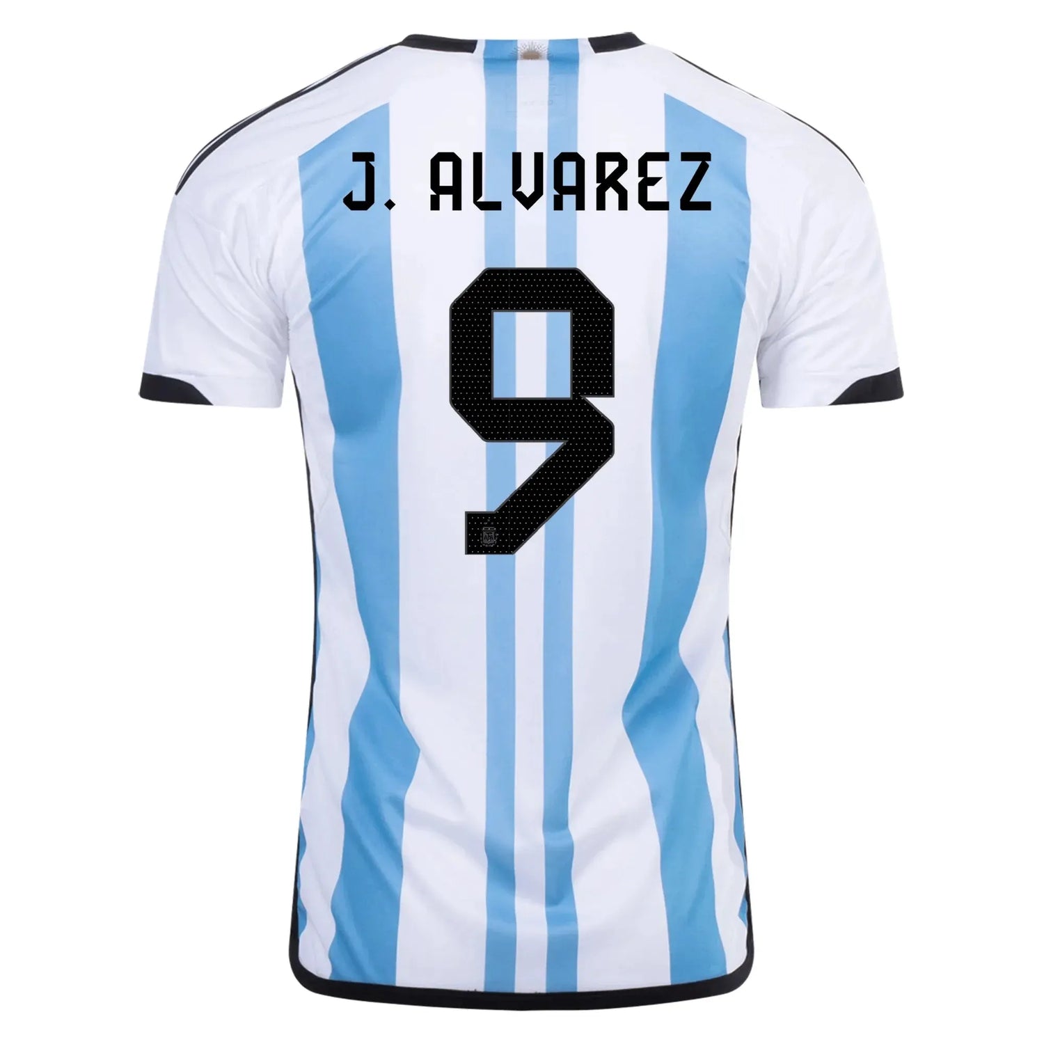 adidas 2022-23 Argentina Womens Home Jersey World Cup 3 Star - White - Light Blue