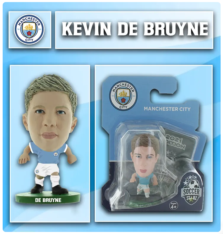 Soccer Starz Manchester City De Bruyne Figurine (Package)
