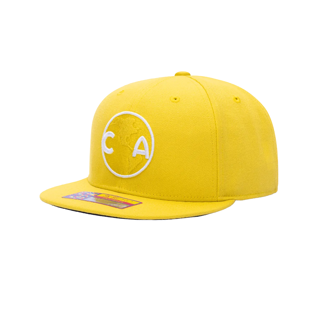 FI Collection Club America 105TH Anniversary Retro Snapback - Yellow (Diagonal 1)