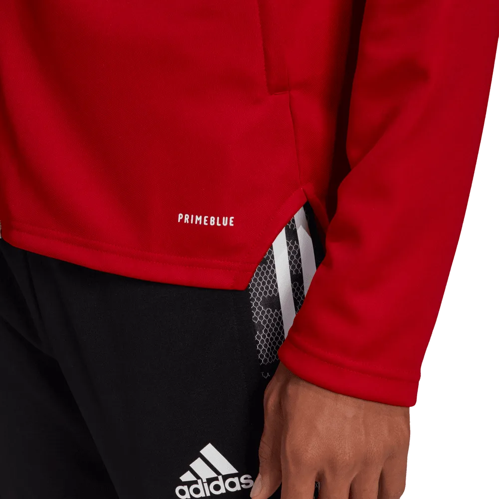Adidas Condivo 21 Youth Track Jacket - Red-White (Detail 2)