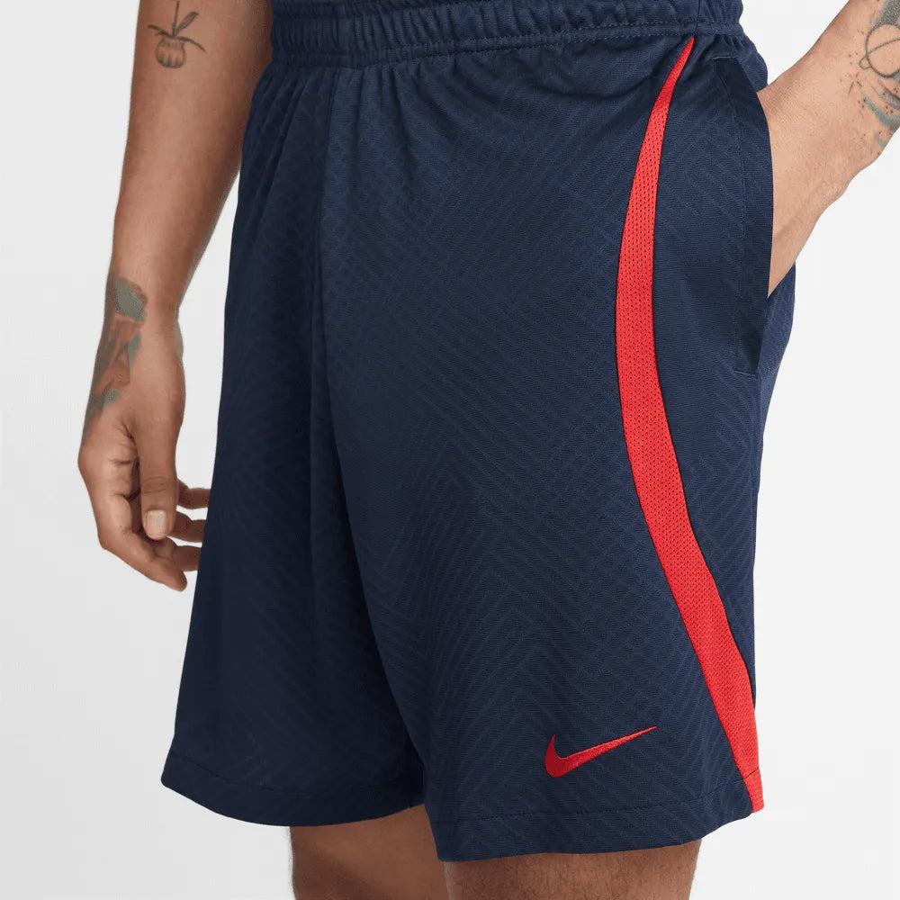 Nike 22-23 Barcelona DF Strike Training Shorts - Obsidian-Red (Side)