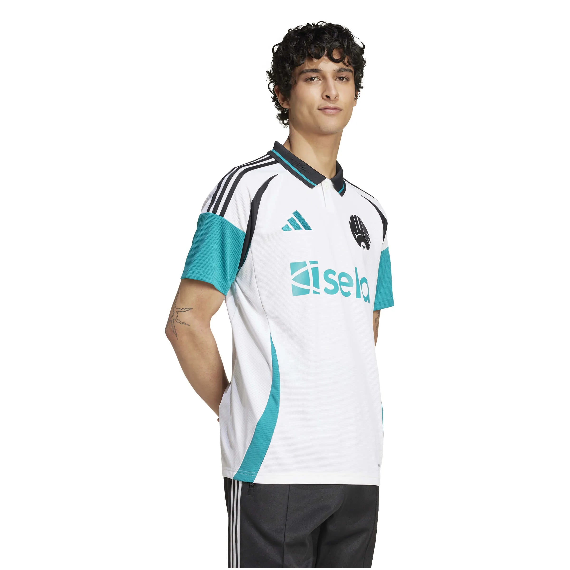 adidas 2024-25 Newcastle Men's Stadium Third Jersey (Model - Side)