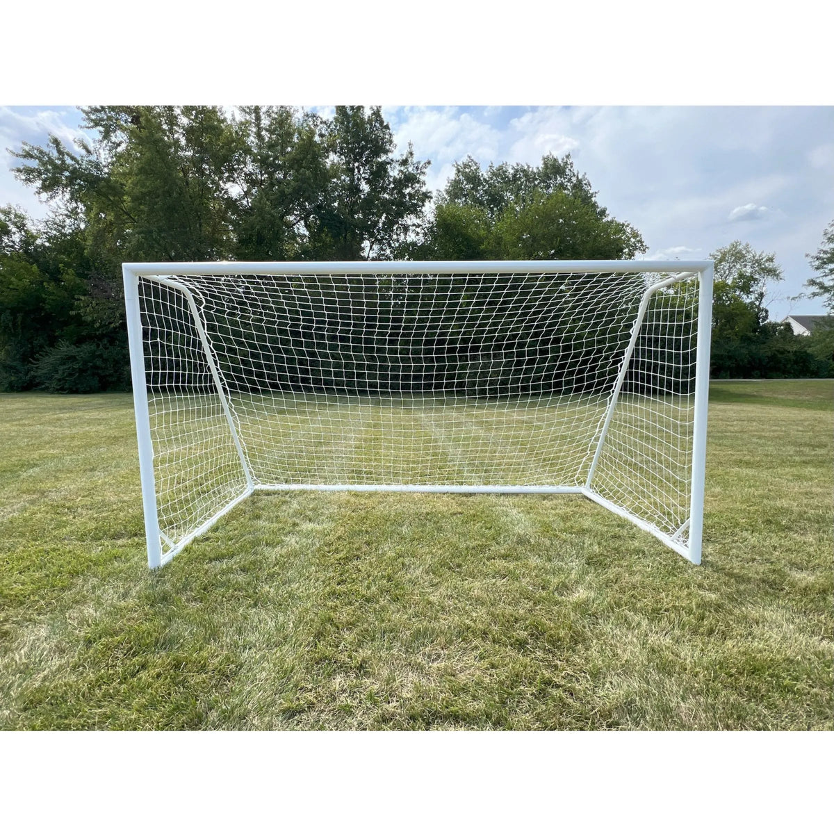 Gared Touchline® Striker 3" Round-Frame Aluminum Soccer Goal, 6' x 12'