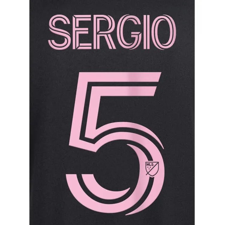 Inter Miami 2023-Away Sergio #5 Jersey Name Set