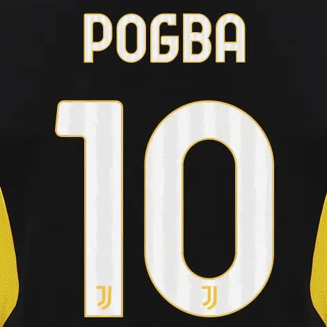 Juventus 2023/24 Away Pogba #10 Jersey Name Set