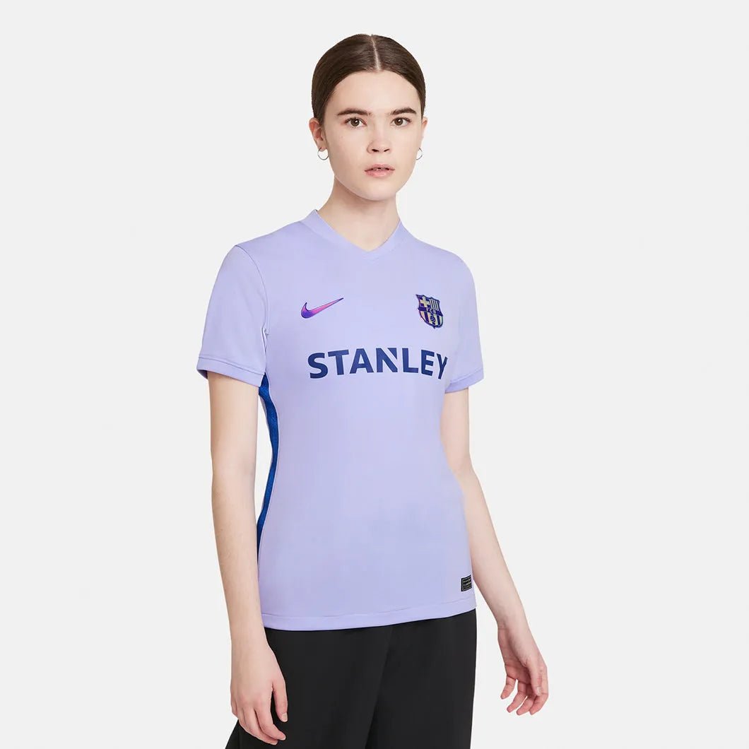 Nike 2021-22 Barcelona Women Away Soccer Jersey - Purple Pulse