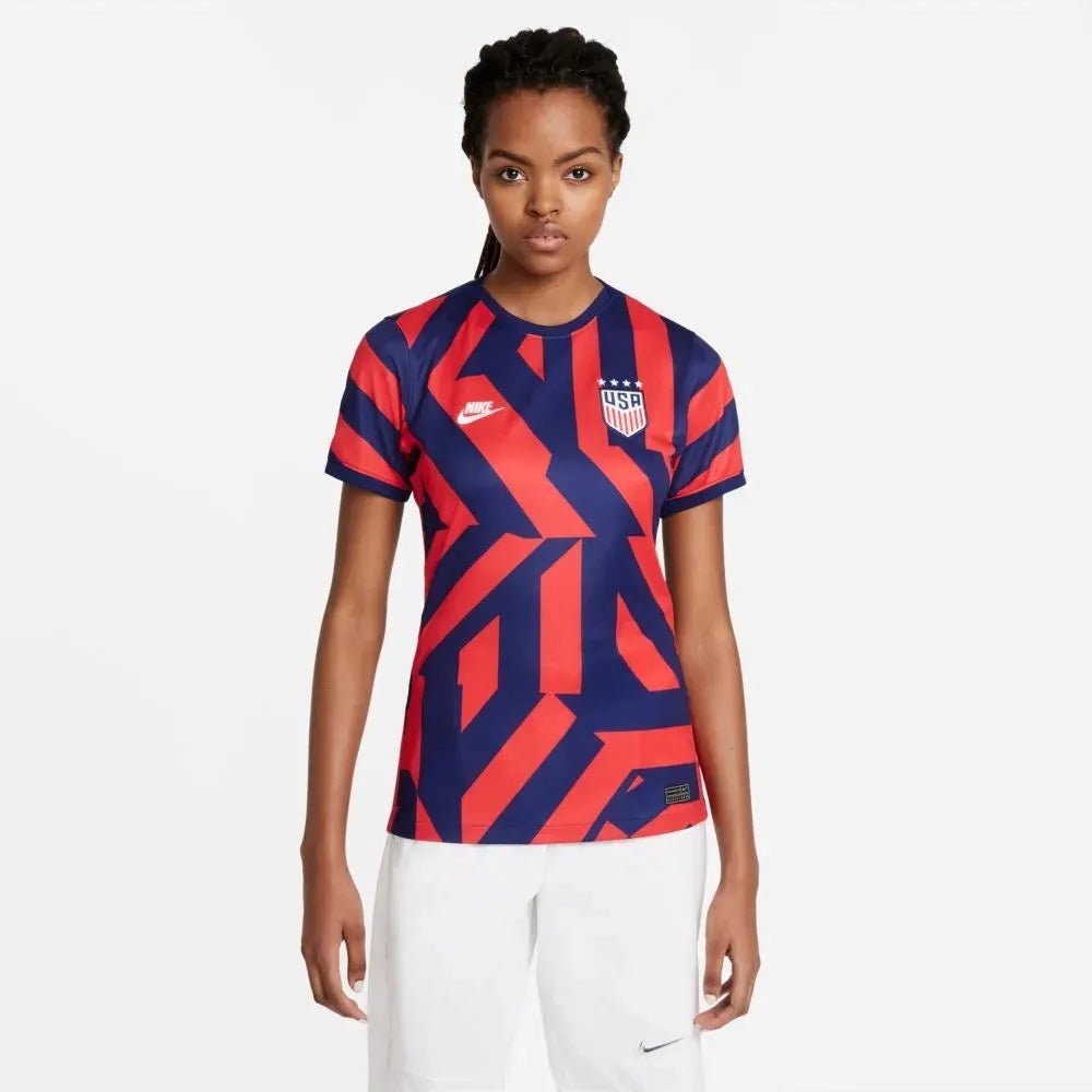 Nike 2021-22 USA Women Away Soccer Jersey - Navy-Red – ProSoccer