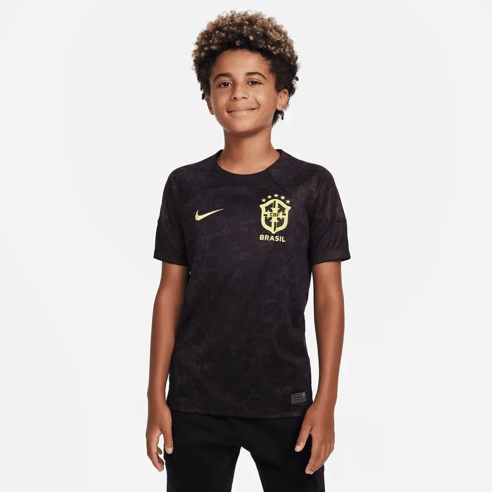 Nike 2022-23 Brazil Youth Goalkeeper Jersey - Black – ProSoccer