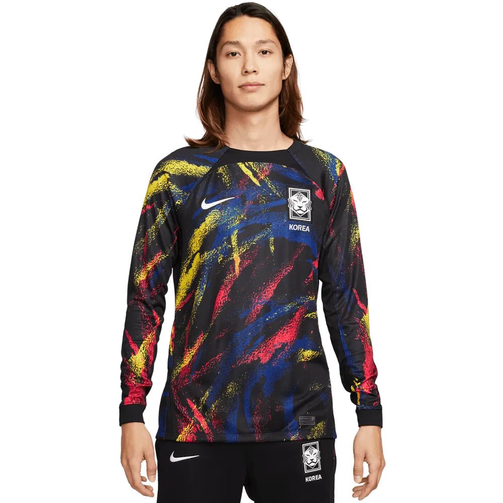 Nike 2022-23 Korea Away Long-Sleeve Soccer Jersey - Black – ProSoccer Nike 2022-23 Korea Away Long-Sleeve Soccer Jersey - Black – ProSoccer