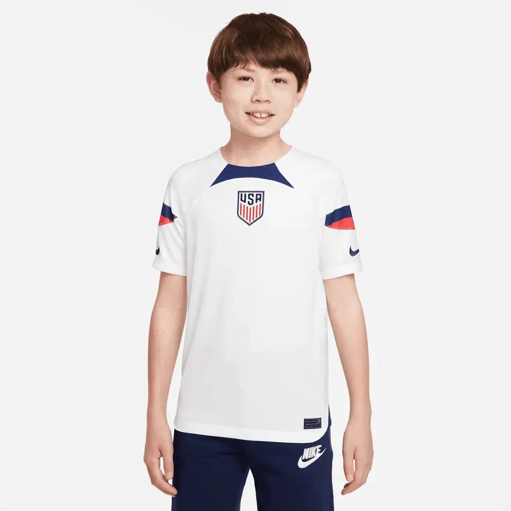 Nike 2022-23 USA Home Youth Soccer Jersey White-Loyal Blue – ProSoccer