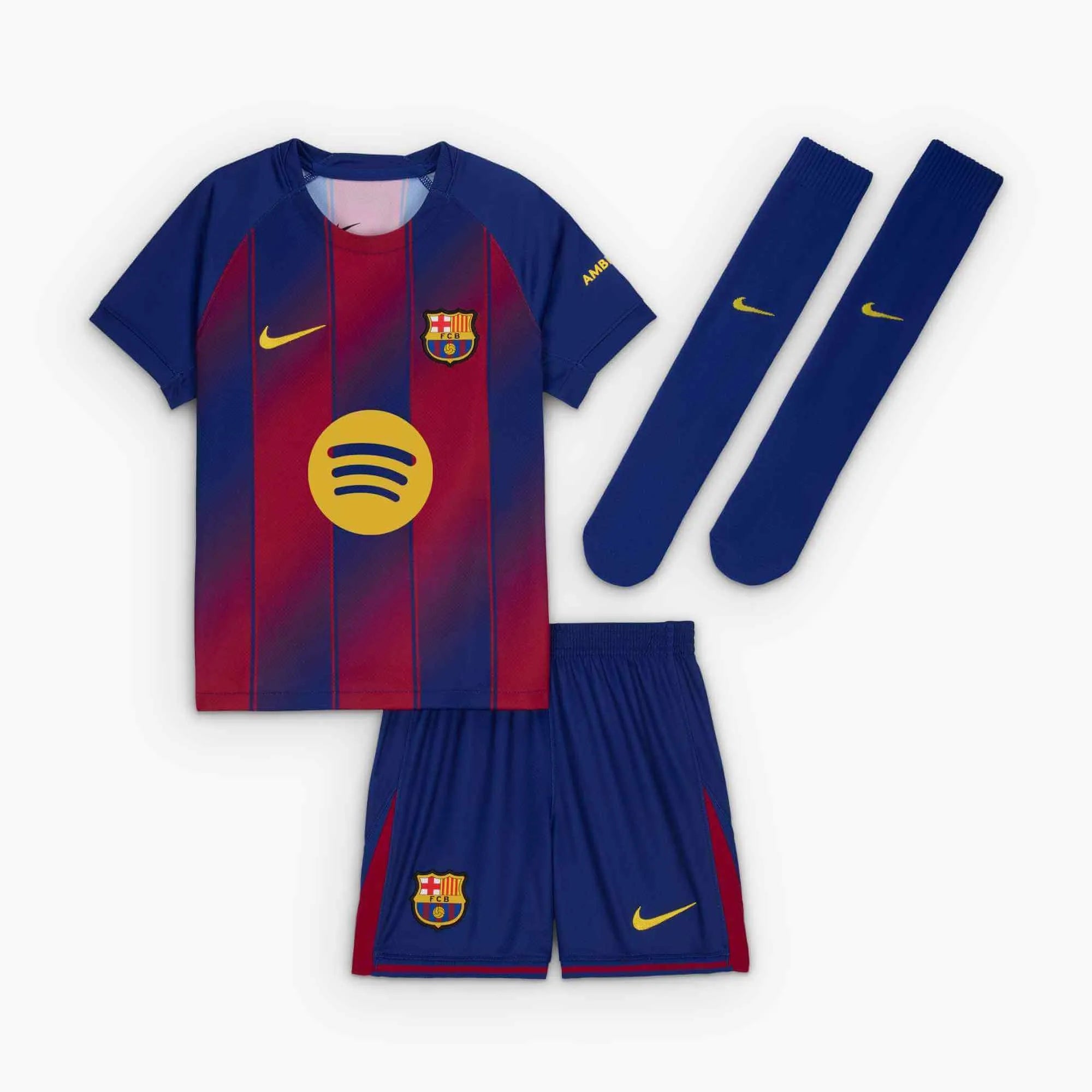 FC Barcelona Nike ユニフォームキッズ Lサイズ Nike 2025-26 Barcelona Little Kids' Stadium Home Kit – ProSoccer