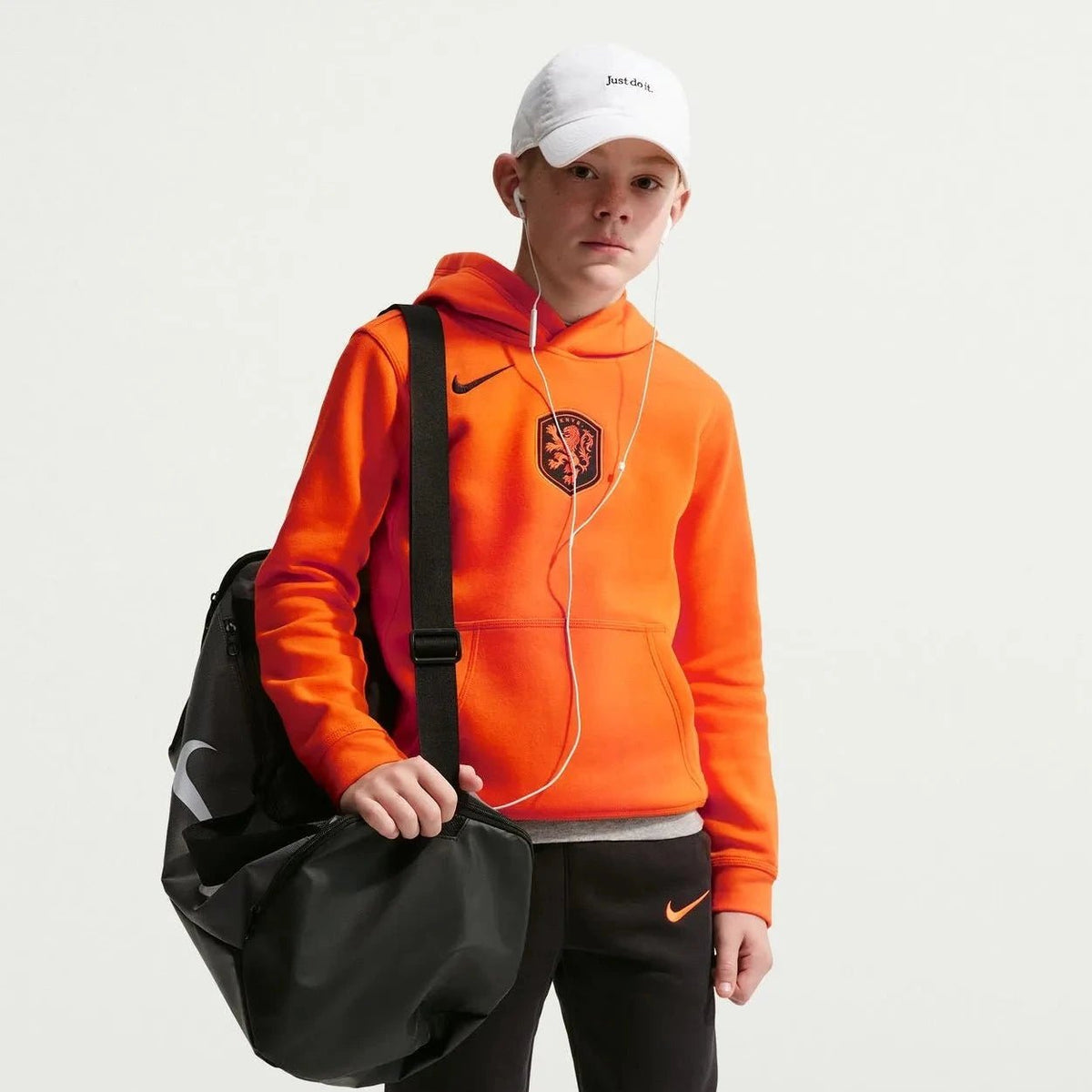 Nike 2026-27 Netherlands Youth Club Pullover Hoodie