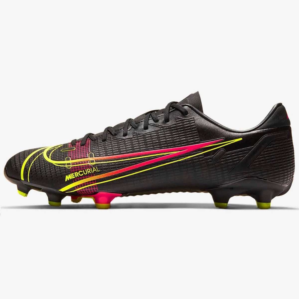 Nike Mercurial Soccer Cleats Vapor 14 Academy FG MG Black Pink Yellow Mens Sz 8 86208f6a36d7.jpg?width=3840&  main image 3