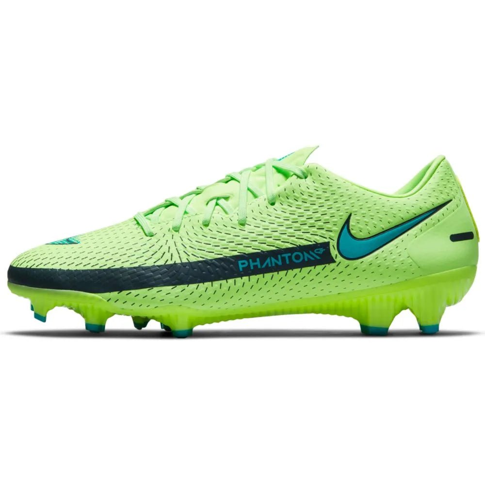 Nike Phantom サッカーシューズ ライトグリーン Nike Phantom GT Academy FG-MG - Lime Glow-Aquamarine Soccer Cleats