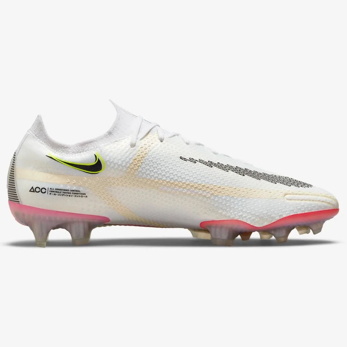 Nike Phantom GT2 Elite FG - White Soccer Cleats – ProSoccer