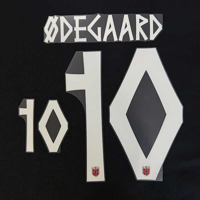 Norway 2026- Home ODEGAARD #10 Official Name Set – ProSoccer