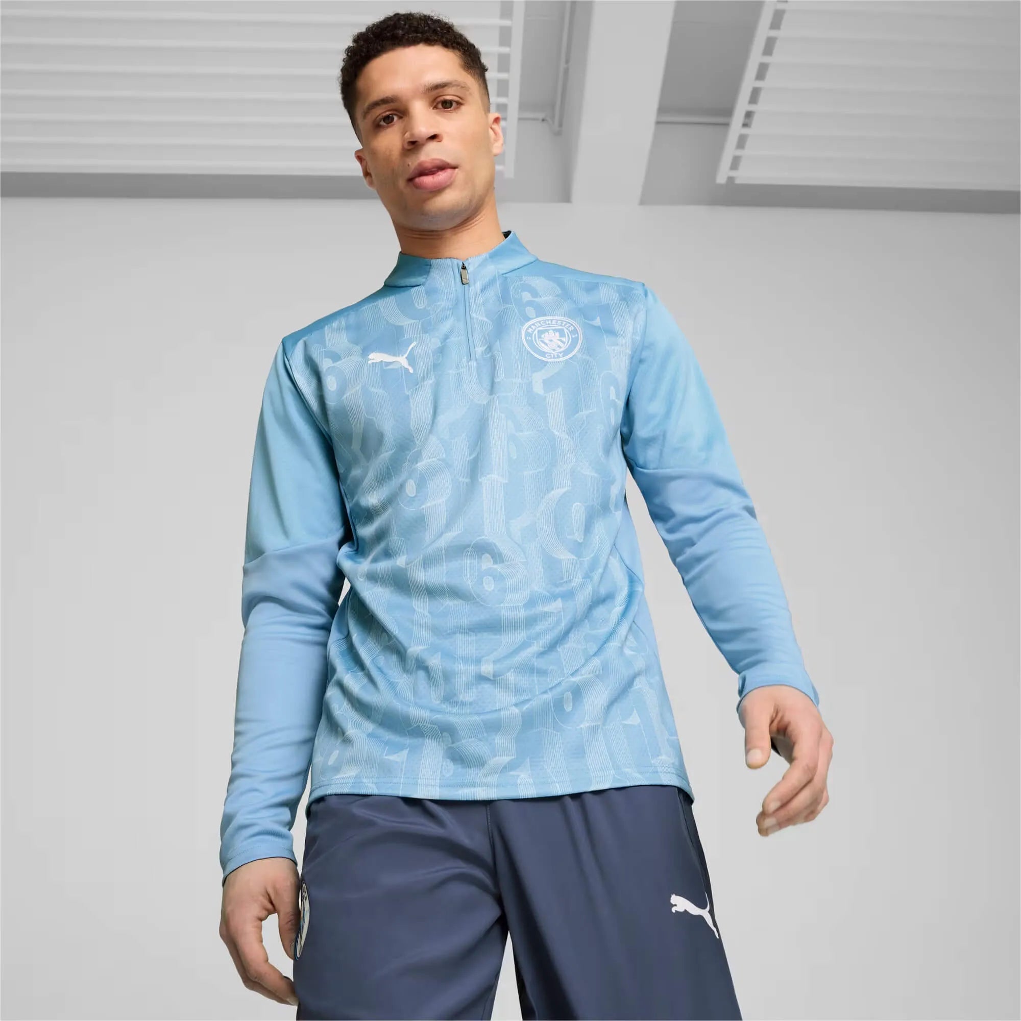 Puma 2024-25 Manchester City Men's Pre-Match 1/4 Zip Top – ProSoccer