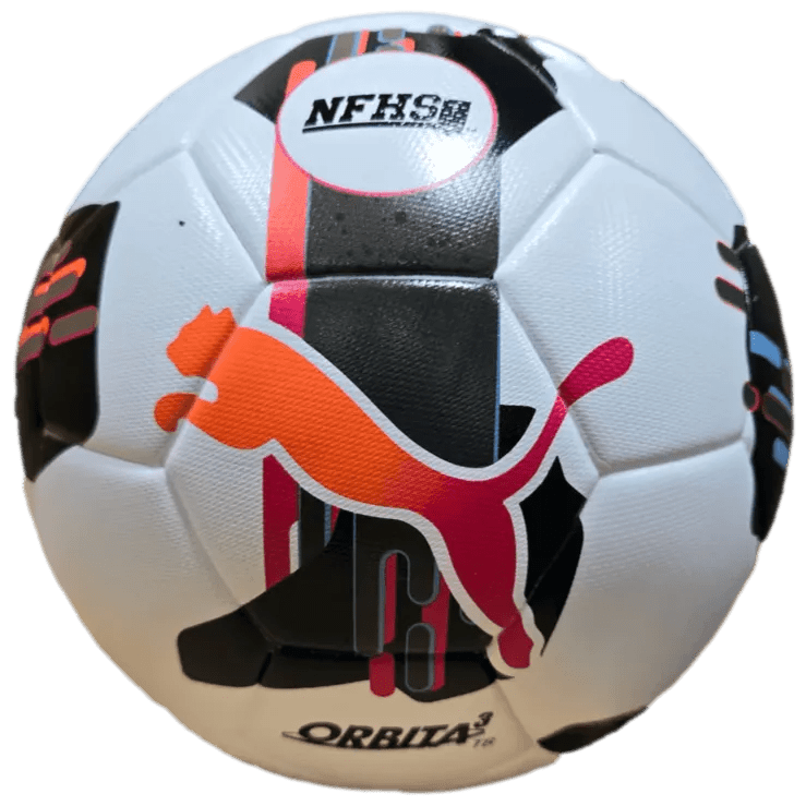 Puma Orbita 3 TB NFHS Soccer Ball Size 5 - (10 Ball & Bag Bundle