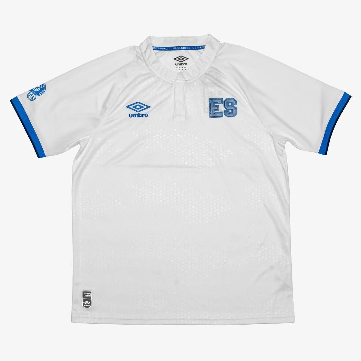 Umbro El Salvador 2021-22 Away Soccer Jersey - White-Royal – ProSoccer