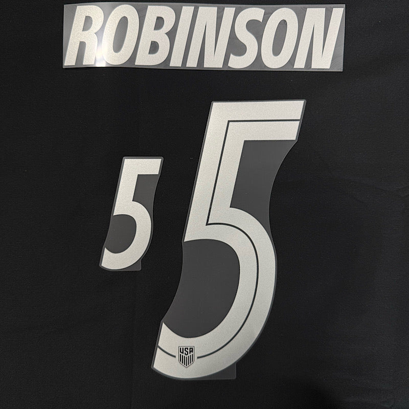 USMNT 2026- Away ROBINSON #5 Official Name Set