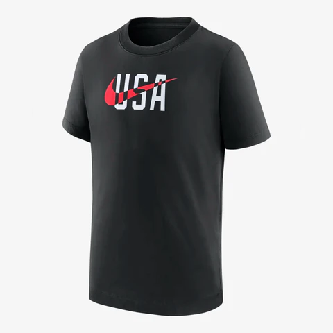 Nike 2022 USA Youth Swoosh Tee - Black