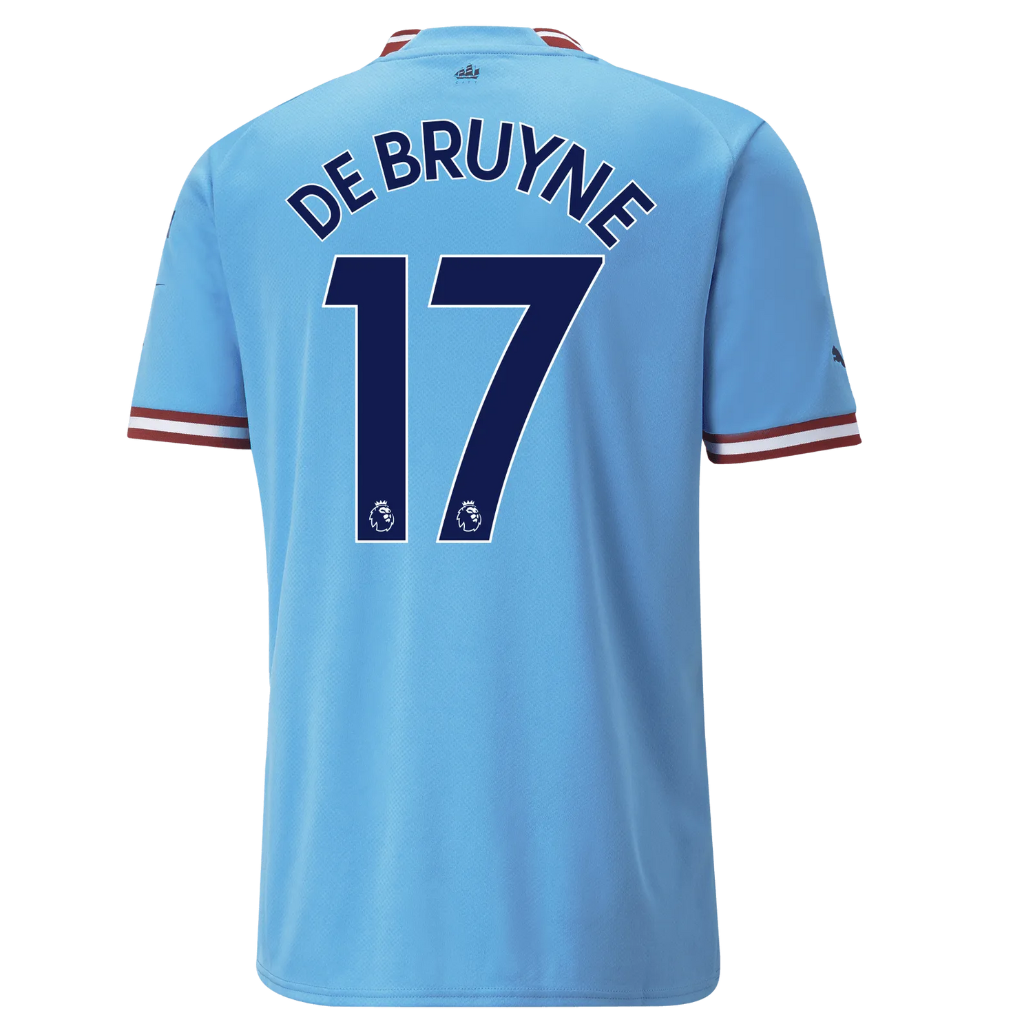Puma 2022-23 Manchester City Home Jersey - Light Blue-Intense Red