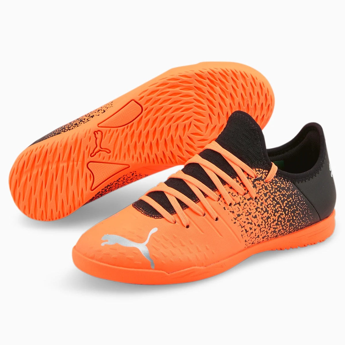 Puma JR Future Z 4.3 Indoor - Neon Citrus-Silver-Black