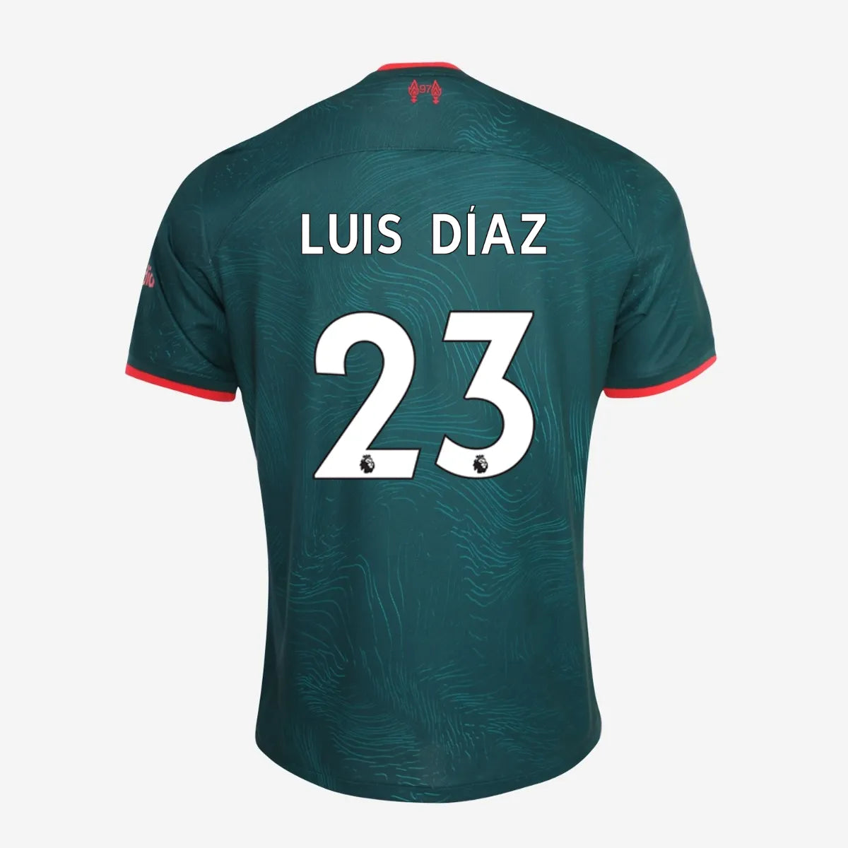 Nike 2022-23 Liverpool Third Jersey - Dark Atomic Teal-Siren Red