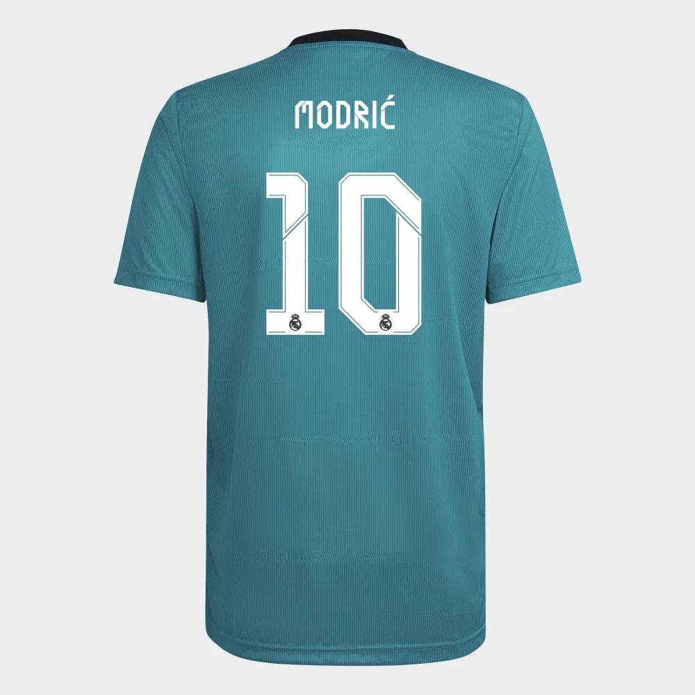 Adidas 2021-22 Real Madrid Third Jersey - Hi Res Aqua