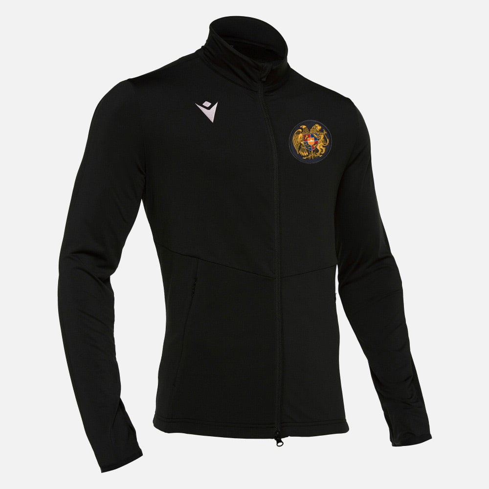 Macron 2022 Armenia Harvey Warmer Full Zip Top - Black (Front)