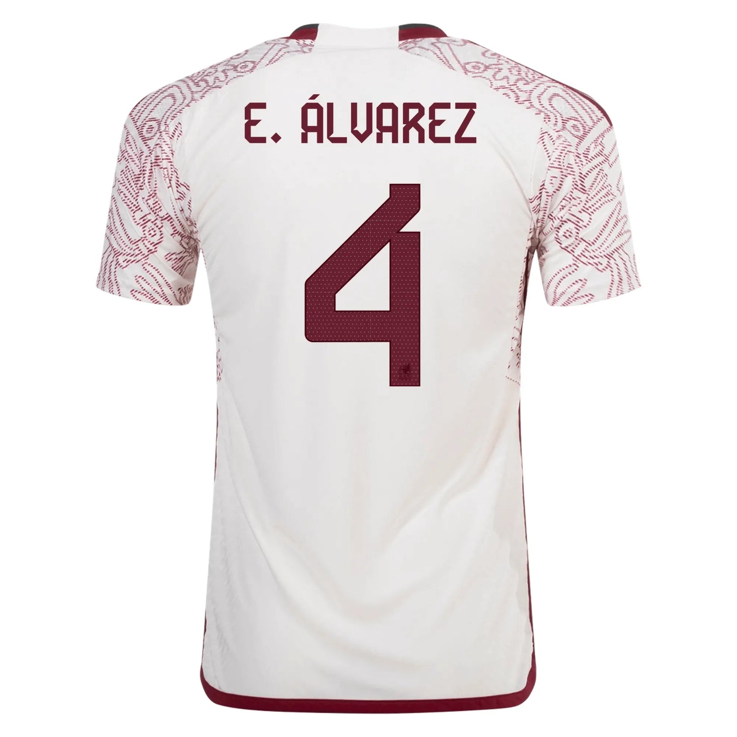 adidas 2022-23 Mexico Away Authentic Jersey Wonder White
