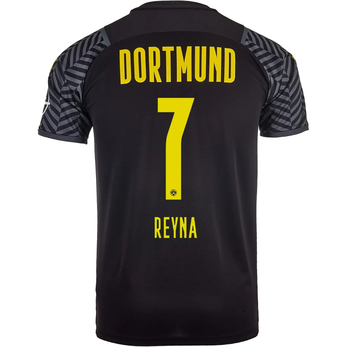 Puma 2021-22 Borussia Dortmund Away Jersey - Black