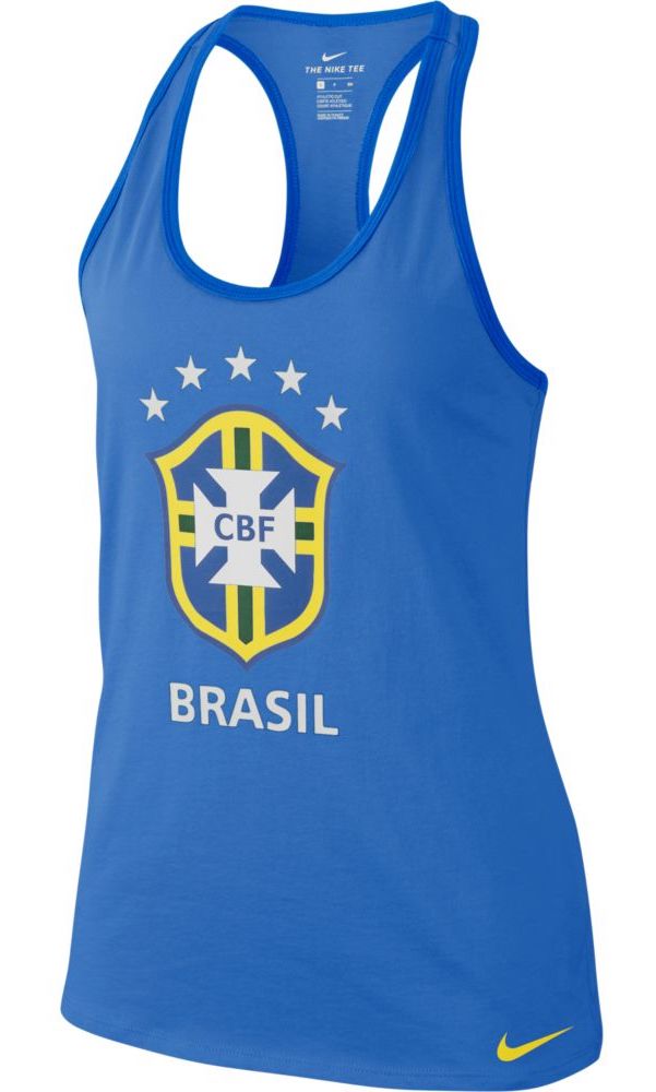 Nike Brasil 2018 Women's Tank Top - Blue/Yellow