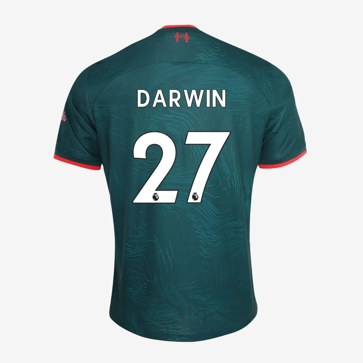 Nike 2022-23 Liverpool Third Jersey - Dark Atomic Teal-Siren Red
