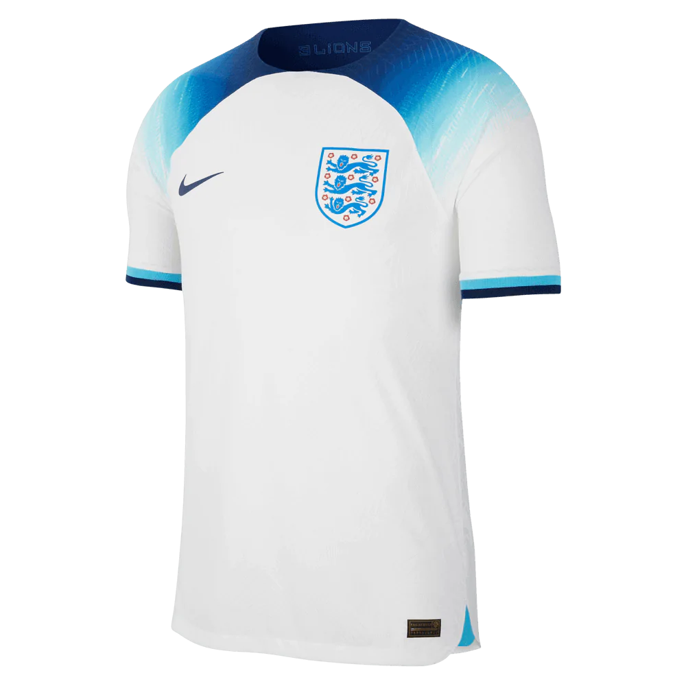 Nike 2022-23 England Authentic Home Jersey - White-Blue