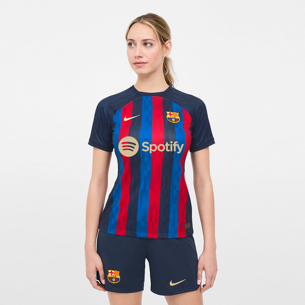 støbt Såkaldte forskellige Nike 2022-23 FC Barcelona Women's Stadium Home Jersey