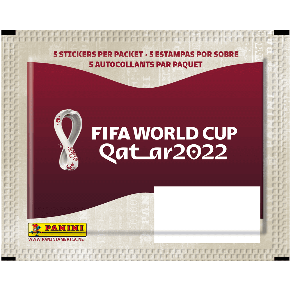 Panini World Cup Qatar 2022 Sticker Pack (5 Stickers Each)