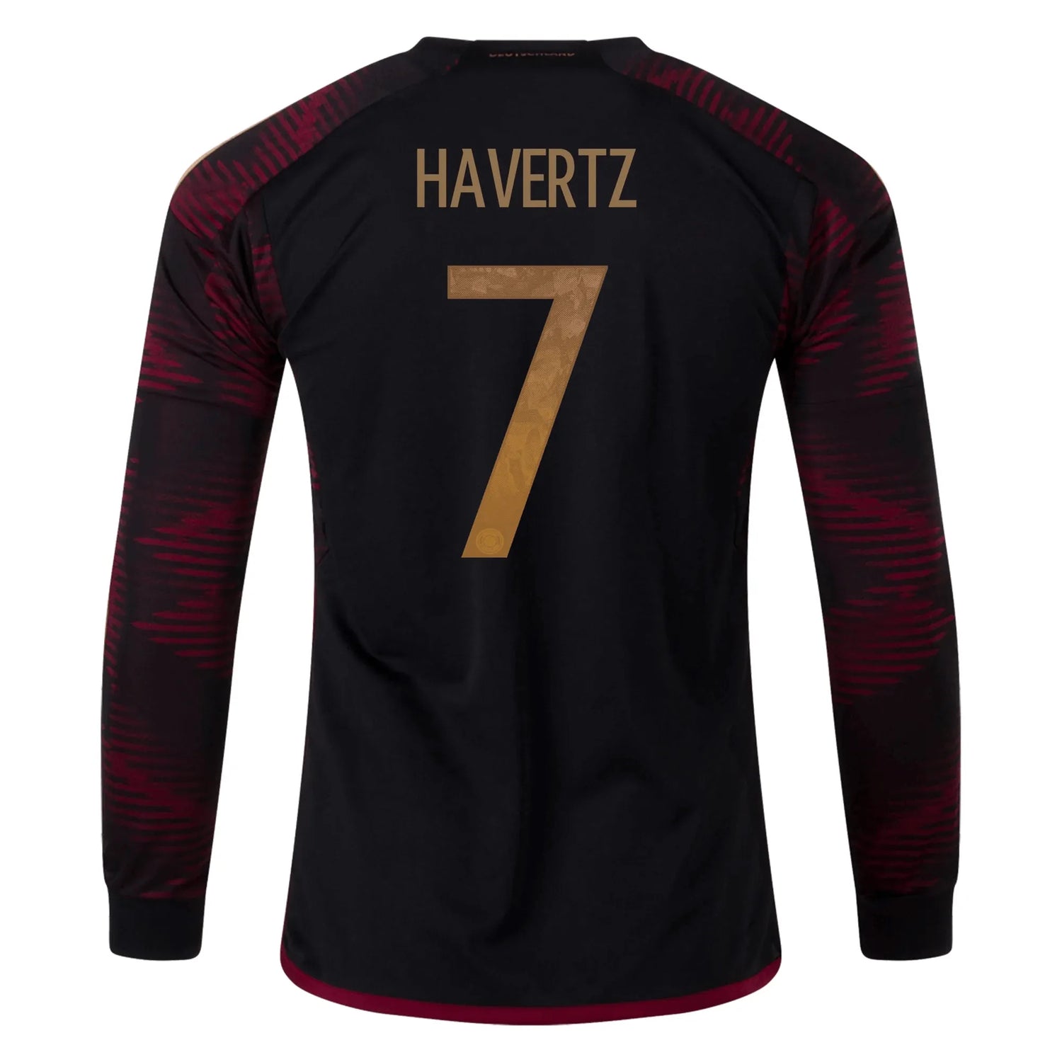adidas 2022-23 Germany Away Long Sleeve Jersey Black