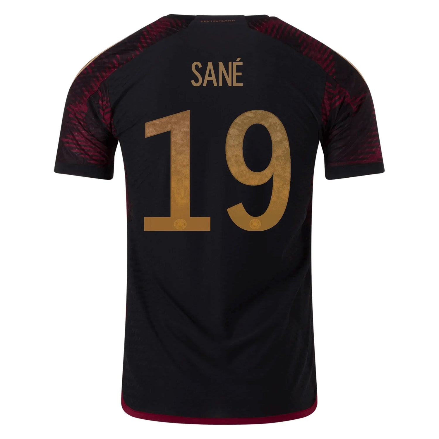 adidas 2022-23 Germany Away Authentic Jersey Black