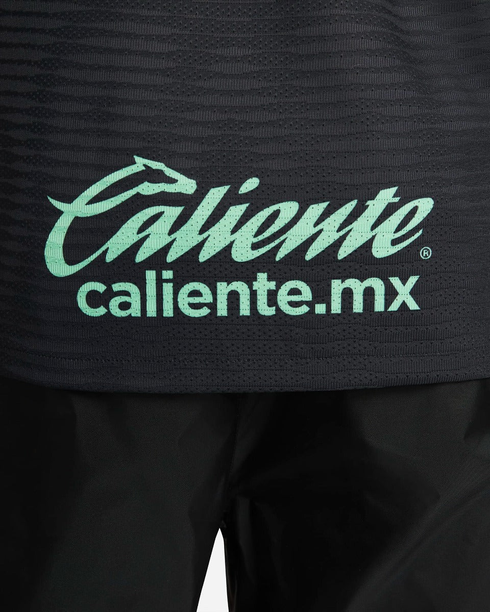 Nike 2022 Club America Third ADV Match Jersey - Black-Healing Jade (Detail 4)