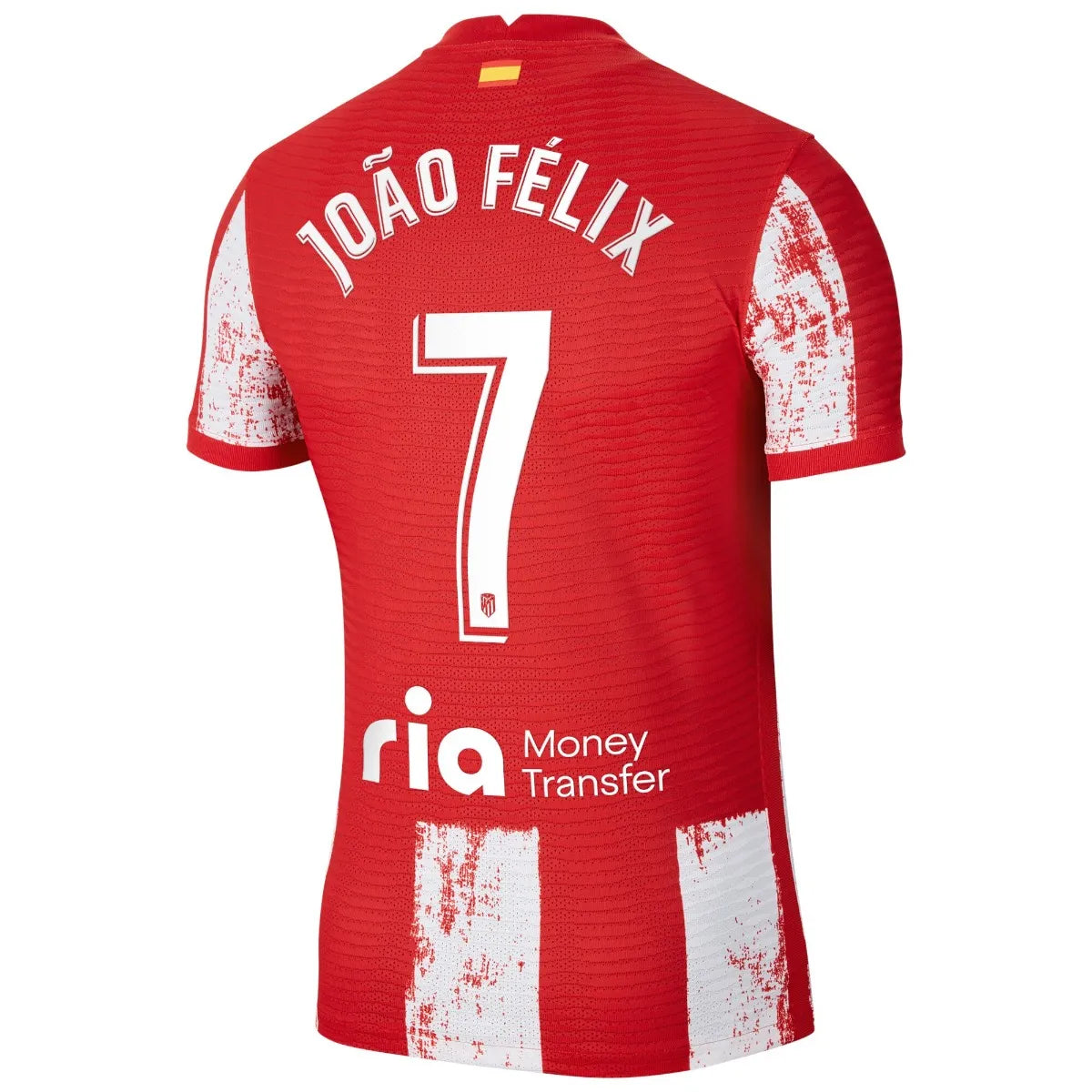 Nike 2021-22 Atletico Madrid Authentic Vapor Match Home Jersey - Red-White