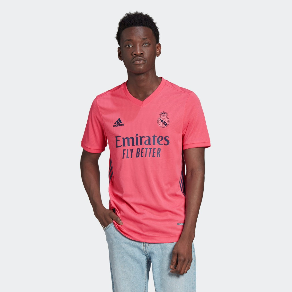 2020-21 Real Madrid Authentic Away Jersey - Pink