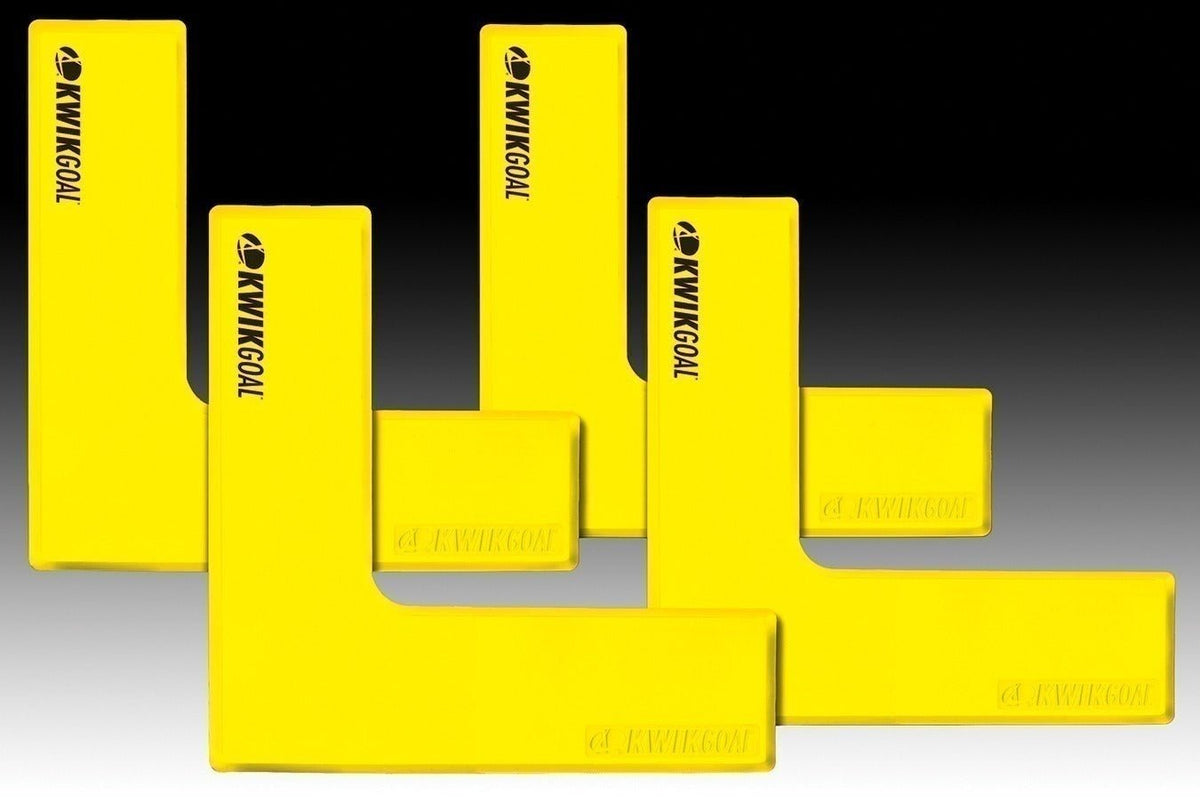 Kwik Goal Flat Corner Markers - Pack of 4