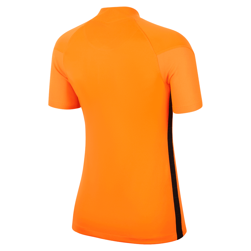 Nike Netherlands Women's EC22 Home Jersey - Total Orange-Black (Back)