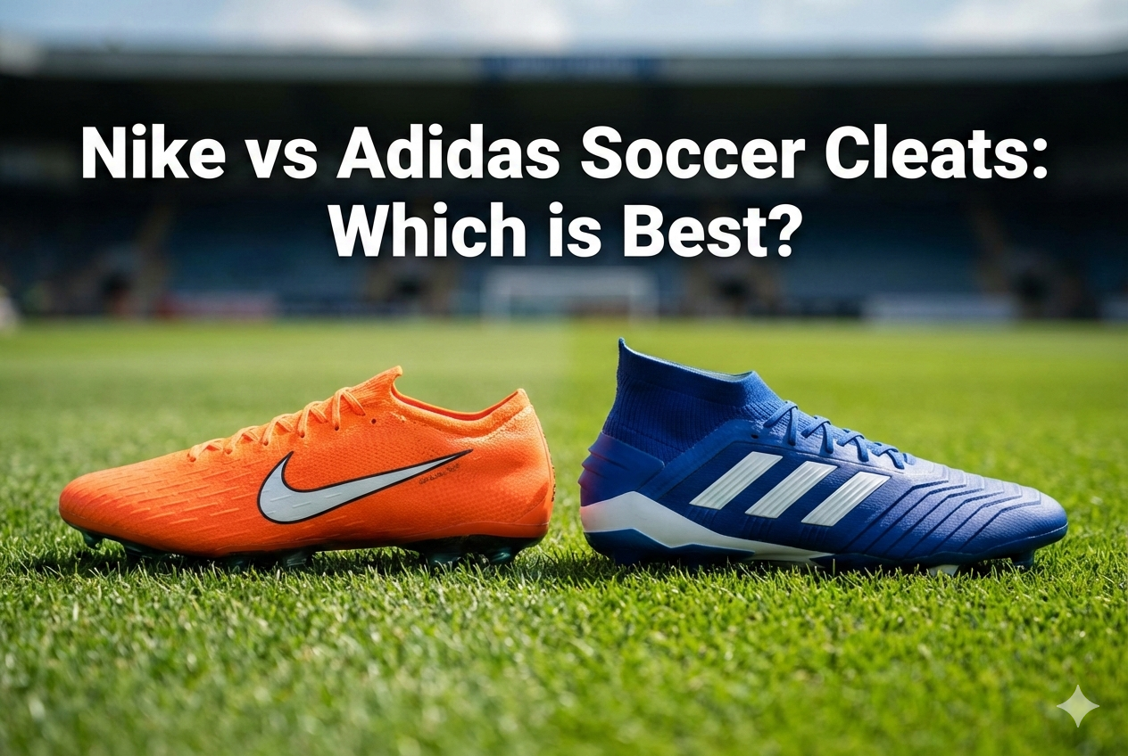 Nike vs. Adidas soccer cleats